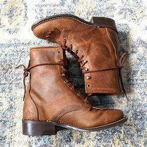 Laredo Lace Up Boots Sz 6